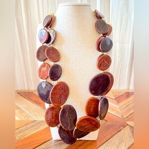 Vintage Elegant Brown Fashion Necklace